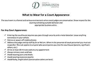 What to Wear to Court Thumbnail